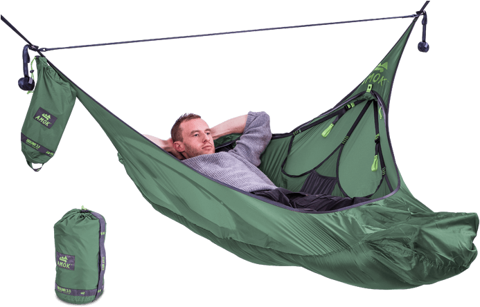 Draumr™ Amok's Flagship Hammock - Side Sleep Hammock (720x480), Png Download
