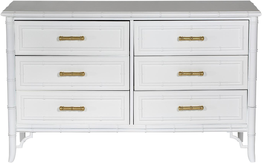 White Bamboo Dresser Ideas - Chest Of Drawers (1024x683), Png Download