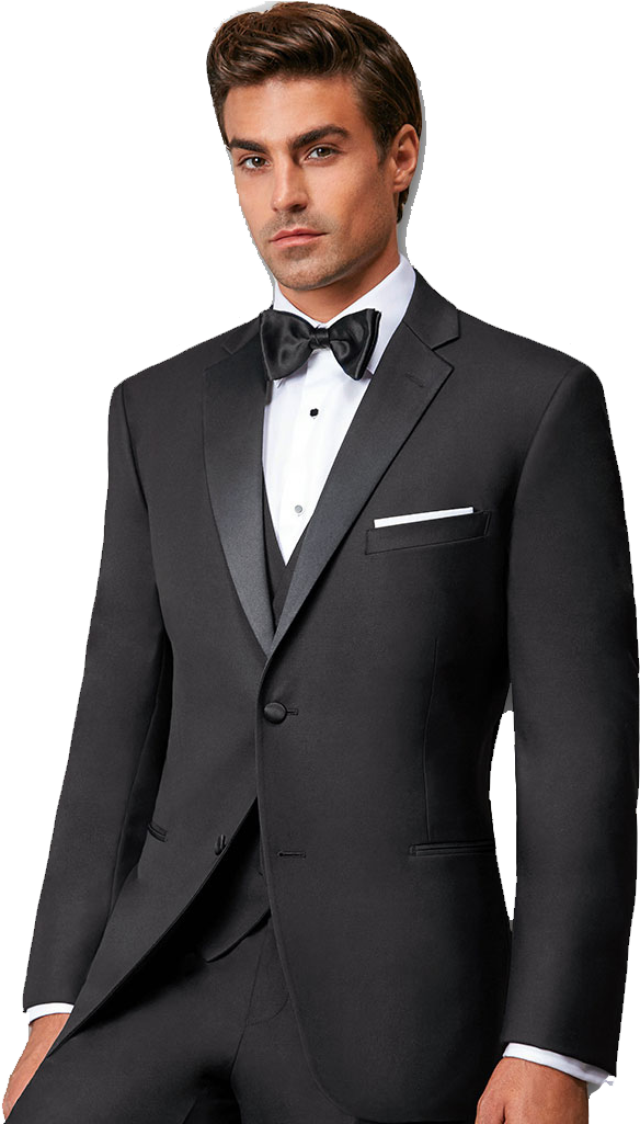 Download Black Tuxedo Free Png Tuxedo Style Suit Full Size Png Image Pngkit