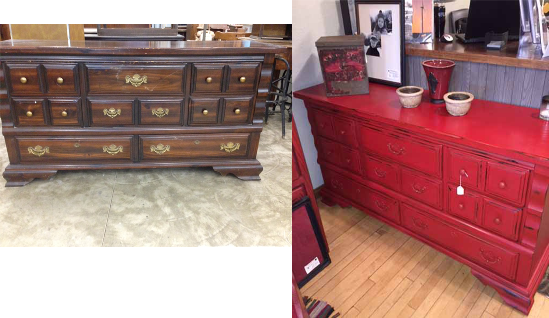 Dresser - Chest Of Drawers (1800x1200), Png Download