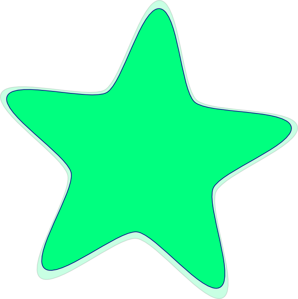 Star Clipart Pink (594x595), Png Download