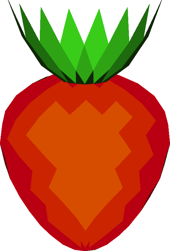 Input Strawberry-abstract (542x800), Png Download