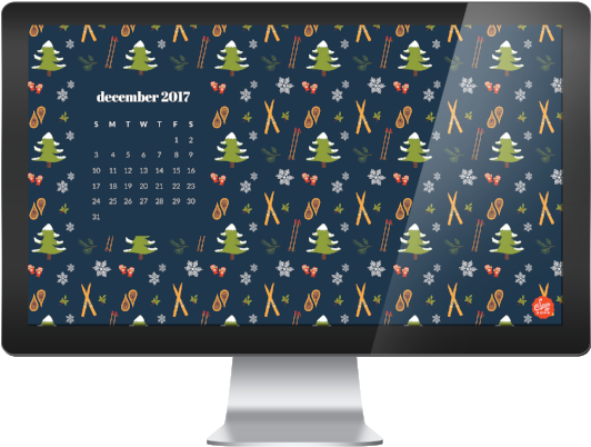 December Desktop Mockup - Computer Monitor (600x514), Png Download