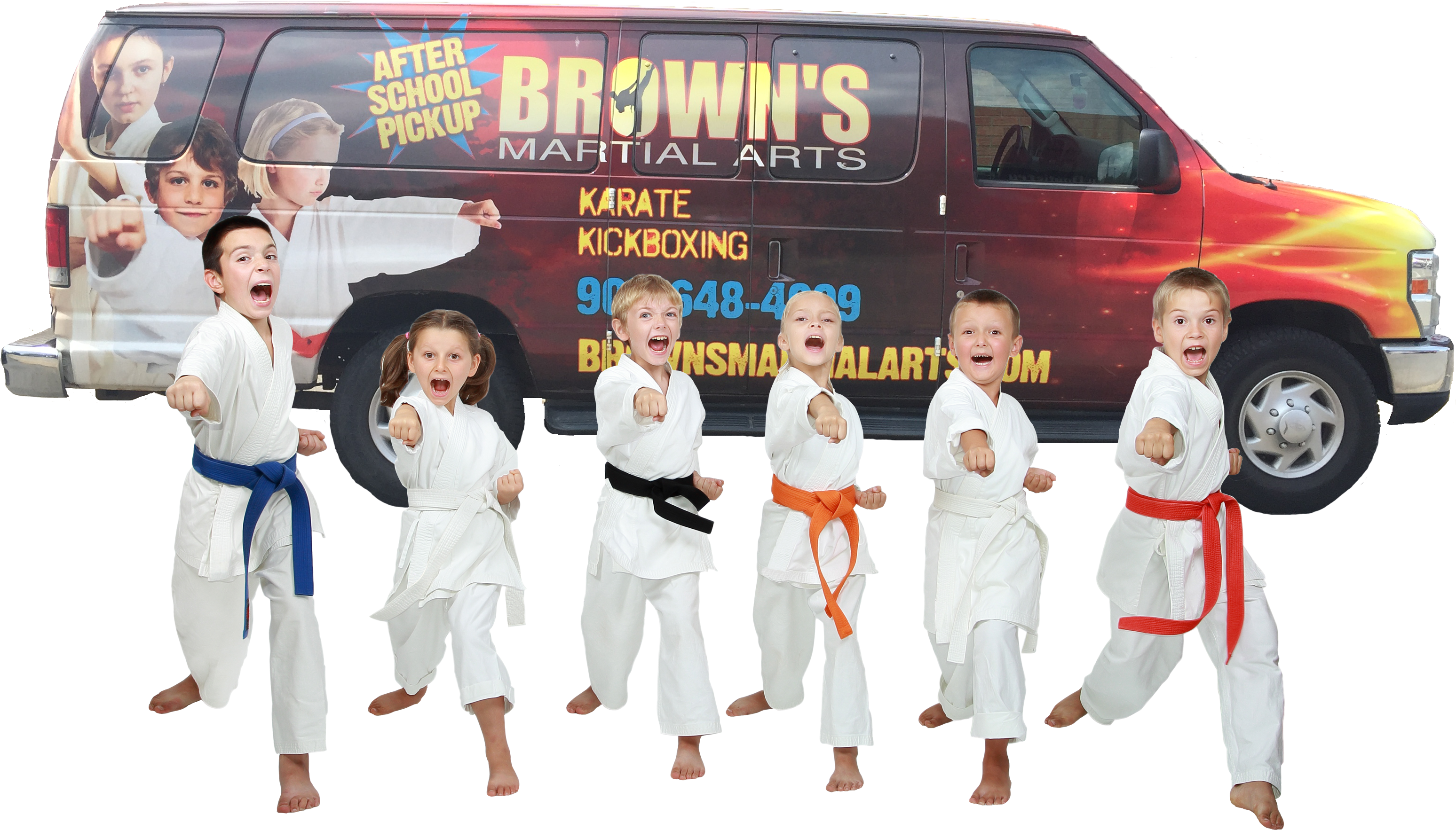After School Pickup - Karate (3106x1782), Png Download