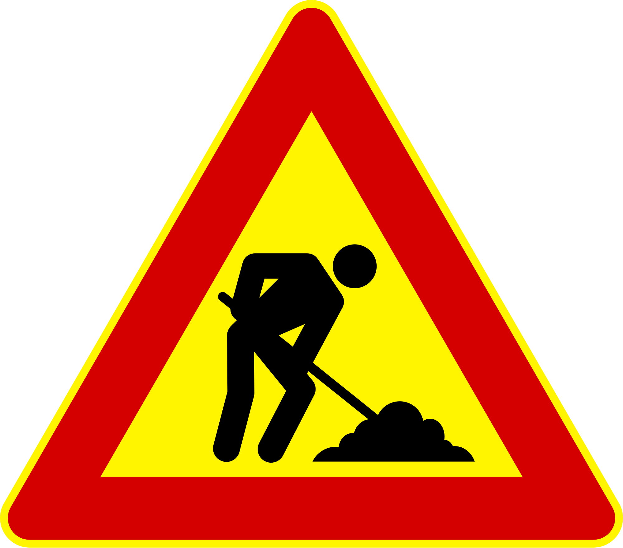 Open - Under Construction Png Icon (2000x1759), Png Download