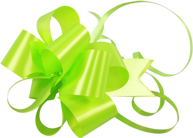 Bow, Pp, 31mm, Ø100mm, Green (640x640), Png Download
