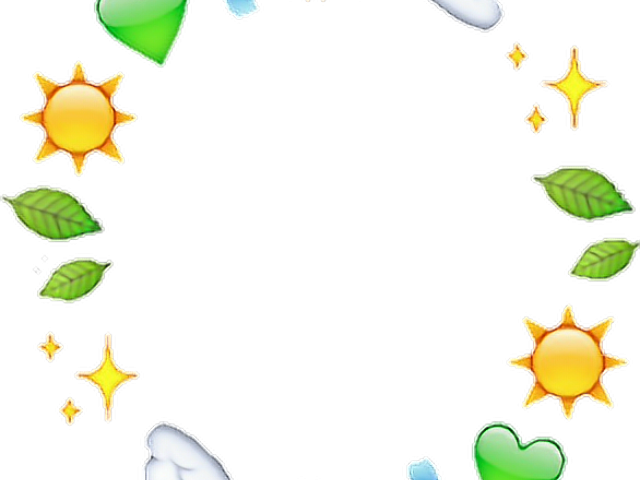 Emoji Clipart Leaf - Png Iphone Emoji Hearts (640x480), Png Download