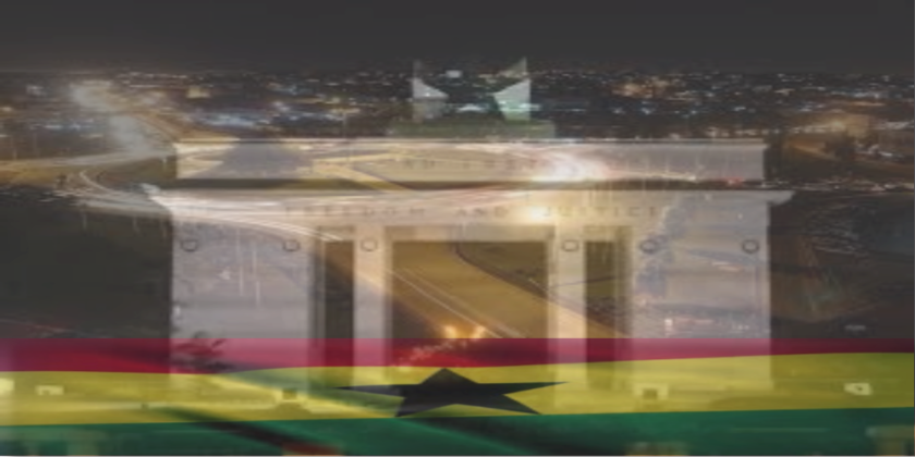 For Beautiful Ghana ” - Night (840x420), Png Download