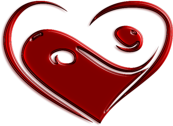 Tattoos, Yin Yang, Symbols - Yin Yang Heart (695x706), Png Download