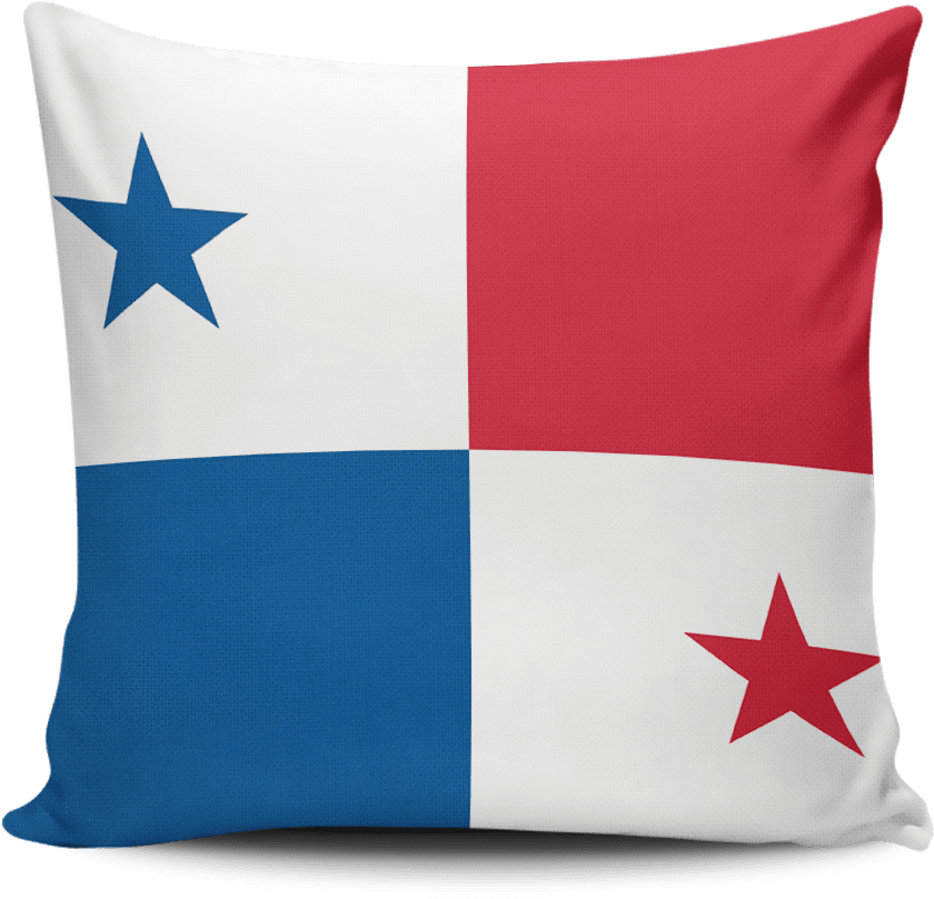 Panama Pillow Cover 'pride' Panama Pillow Cover ' - Emoji De Bandera De Panama (1024x1024), Png Download