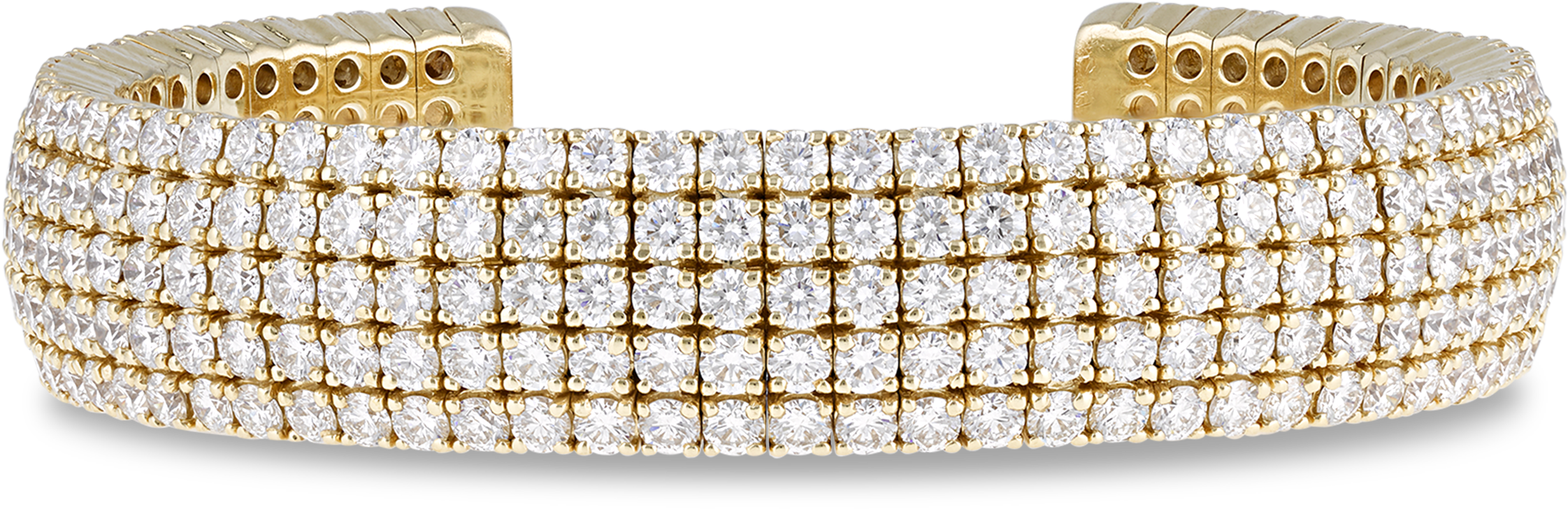 Diamond Cuff Bracelet, - Bracelet (2500x2000), Png Download
