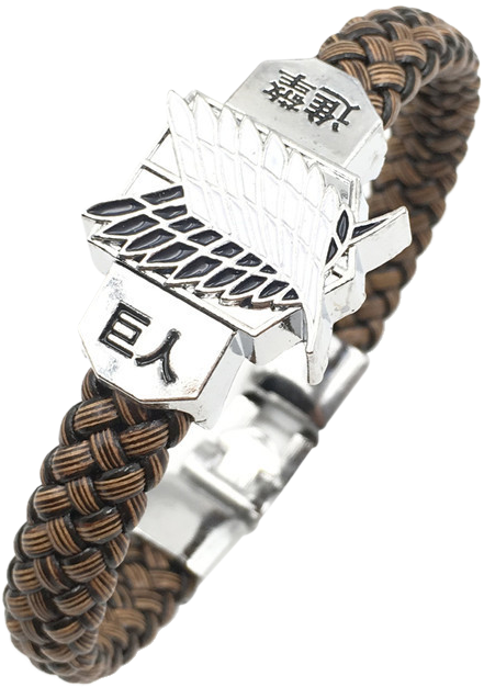 Attack On Titan Bracelet - Titanium Ring (800x800), Png Download