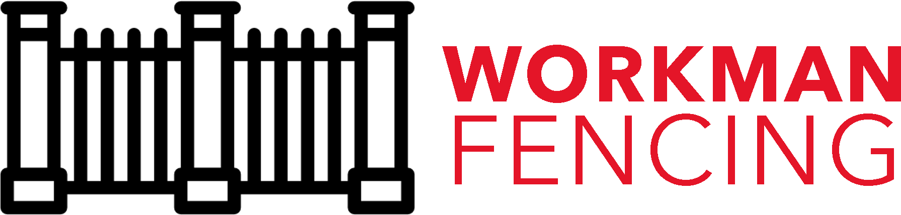 Copyright © 2019 Workman Fencing, All Rights Reserved - Picket Fence (1888x581), Png Download