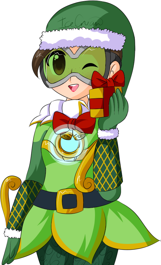 Jingle Bells By Icecreamlink Tracer Ii Jingle - Tracer Jingle Fan Art (527x900), Png Download