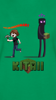 Enderman - Cartoon (190x338), Png Download