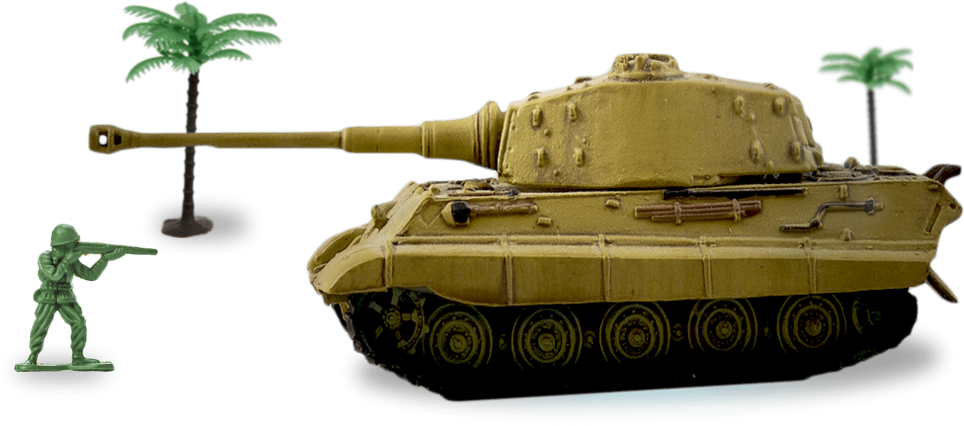 T-55 Tank - Scale Model (2010x906), Png Download
