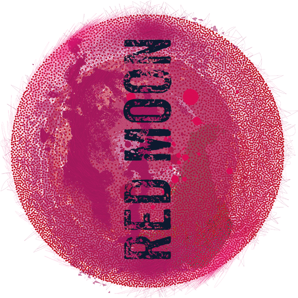 We Fly Into The Universe For The Red Moon - - Circle (600x600), Png Download