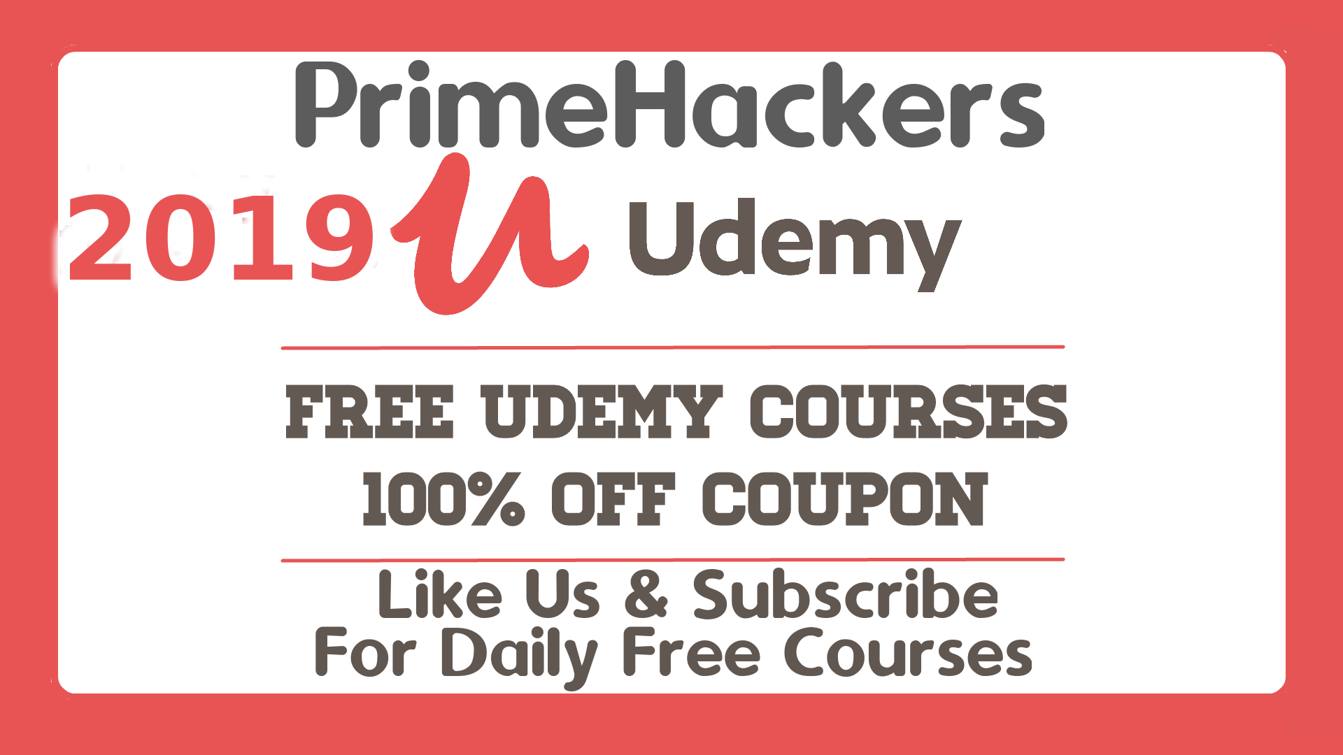 Free Udemy Course Coupons By Prime Hackersfree Udemy - Florida International University (1920x1080), Png Download