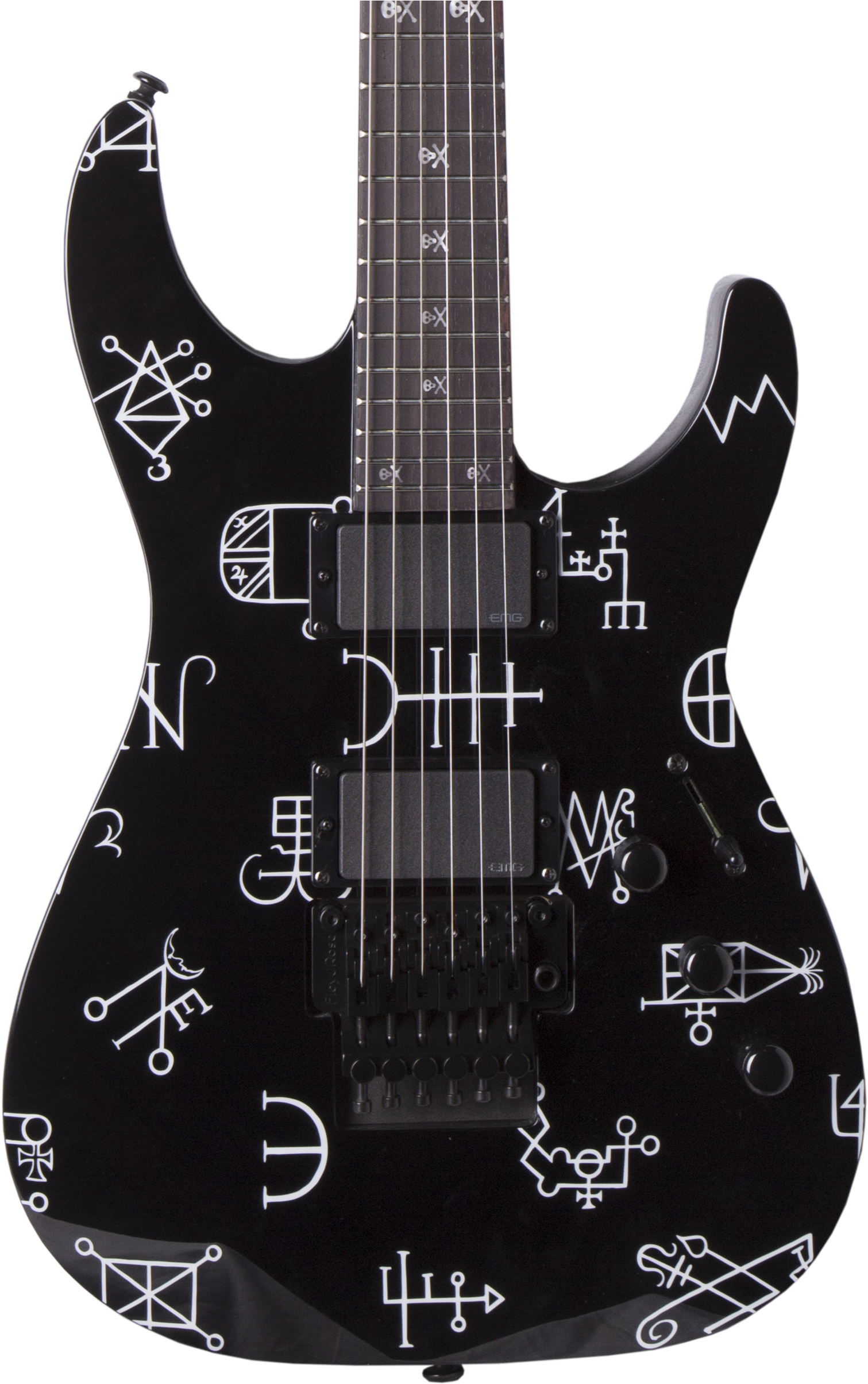 Esp Ltd Khdemon Limited Edition Kirk Hammett Demonology - Ltd Esp Kirk Hammett (2500x2500), Png Download