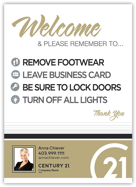 Century 21 Realty Welcome Signs Design Opt Ii - 10 Ans (650x650), Png Download