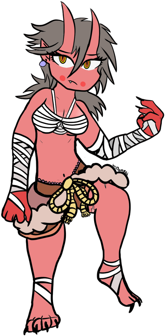 #oni Girls Are Hotpic - Cartoon (720x1200), Png Download