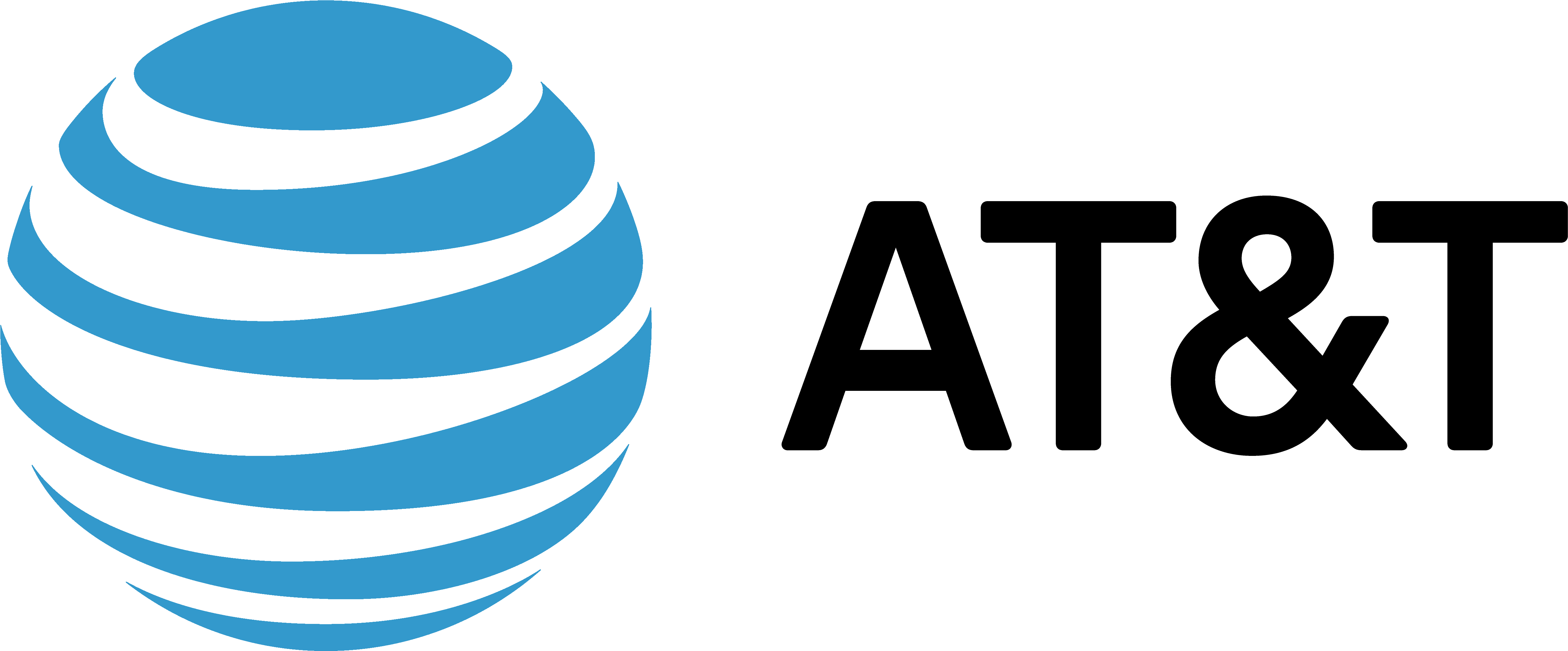 Transparent At&t Logo 2018 (5220x2175), Png Download
