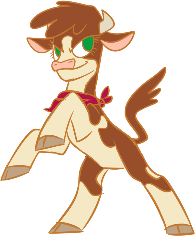 Arizona Cow, Artist - Cartoon (919x1024), Png Download