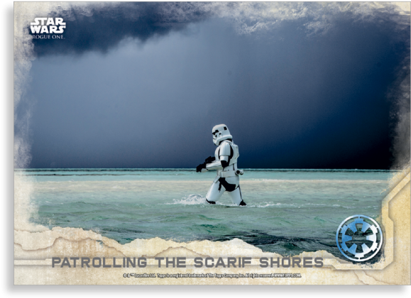 Patrolling The Scarif Shores 2016 Star Wars Rogue One - Sea (700x700), Png Download