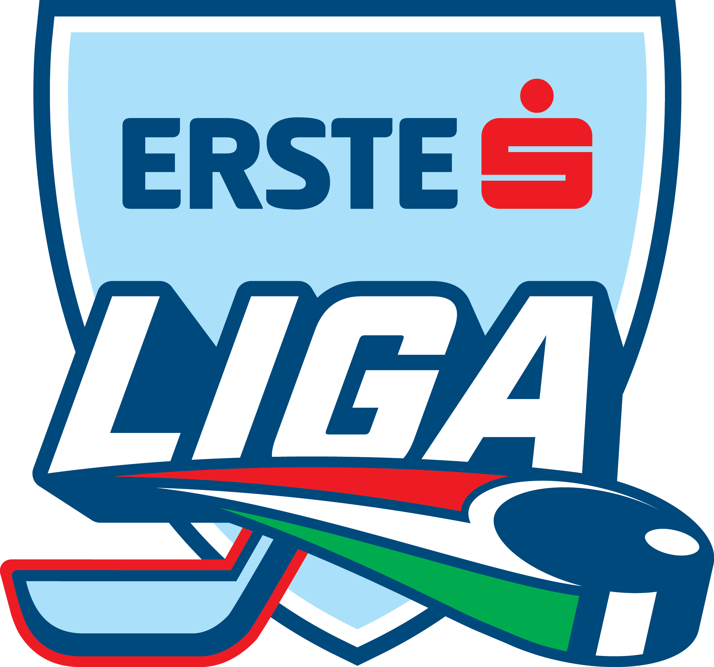 Erste Hoki Liga Logo 4c - Erste Bank (2343x2189), Png Download
