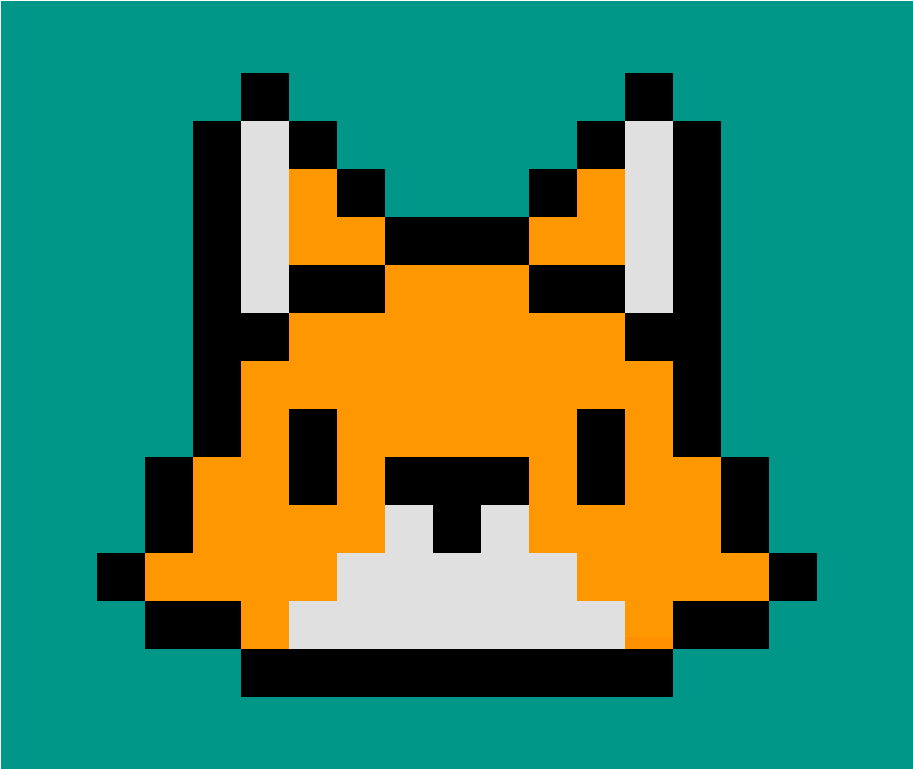 Foxy - Pixel Art (1200x1200), Png Download