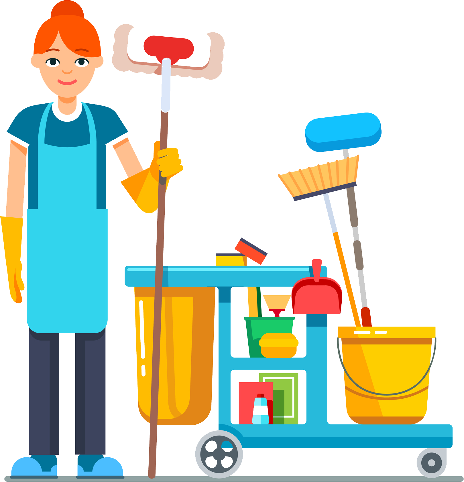 If You Contemplate Hiring Budget Friendly Cleaning - Imagenes De Auxiliar De Limpieza (1620x1683), Png Download