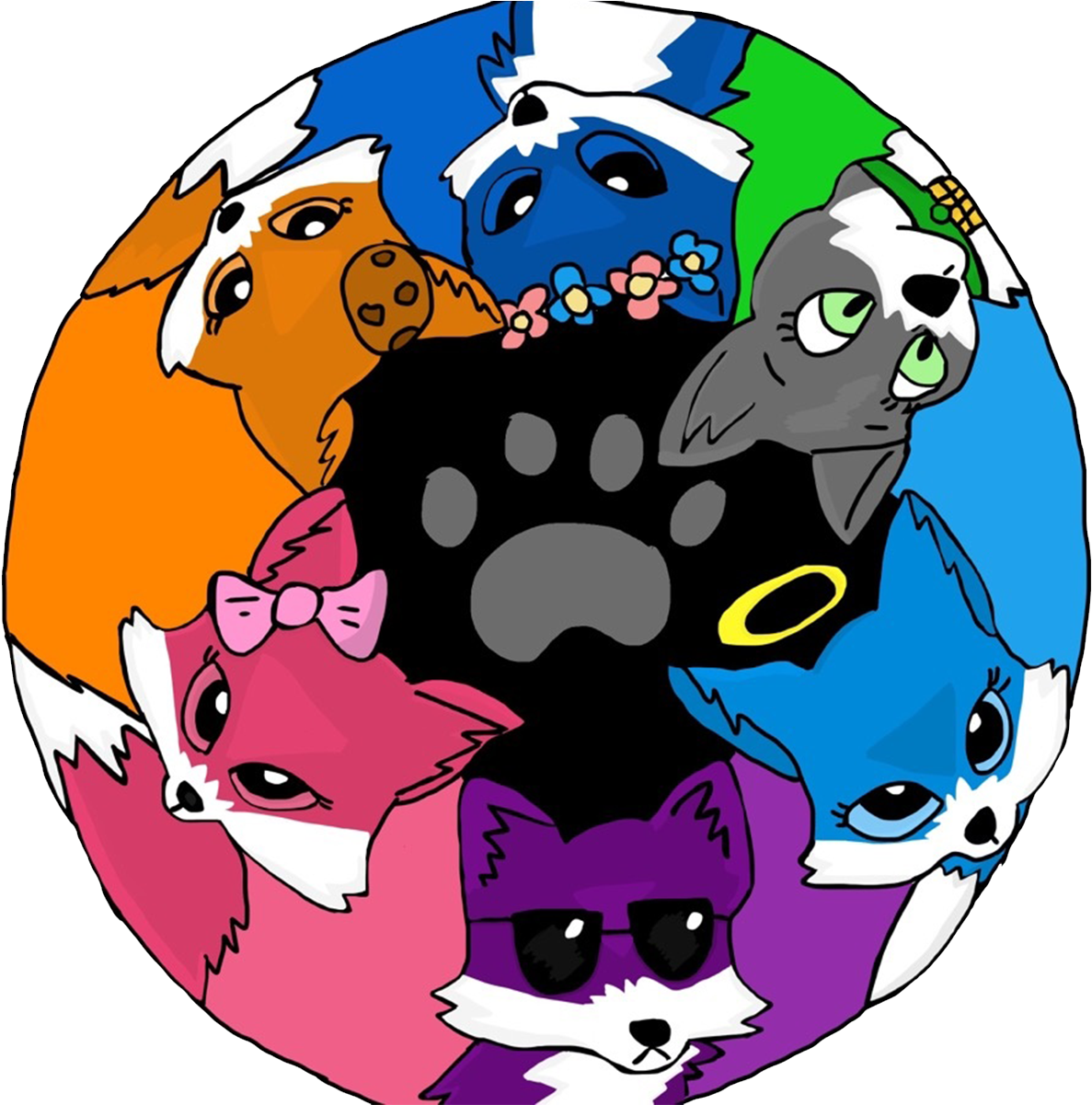 Foxysoul, Foxy Cookie ❤ 🍪 And Foxynick - Foxy Sisters My Passion (1200x1200), Png Download