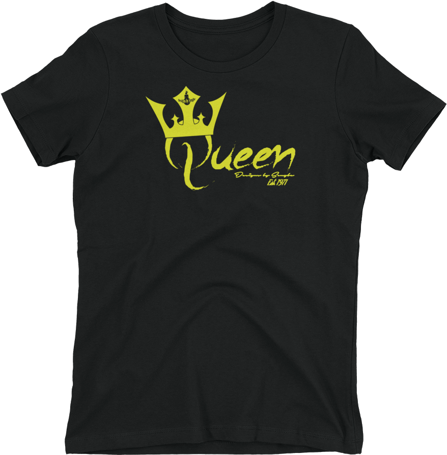Dbs Queens Crown T-shirt Yellow - Figure Skating T Shirt (1000x1000), Png Download