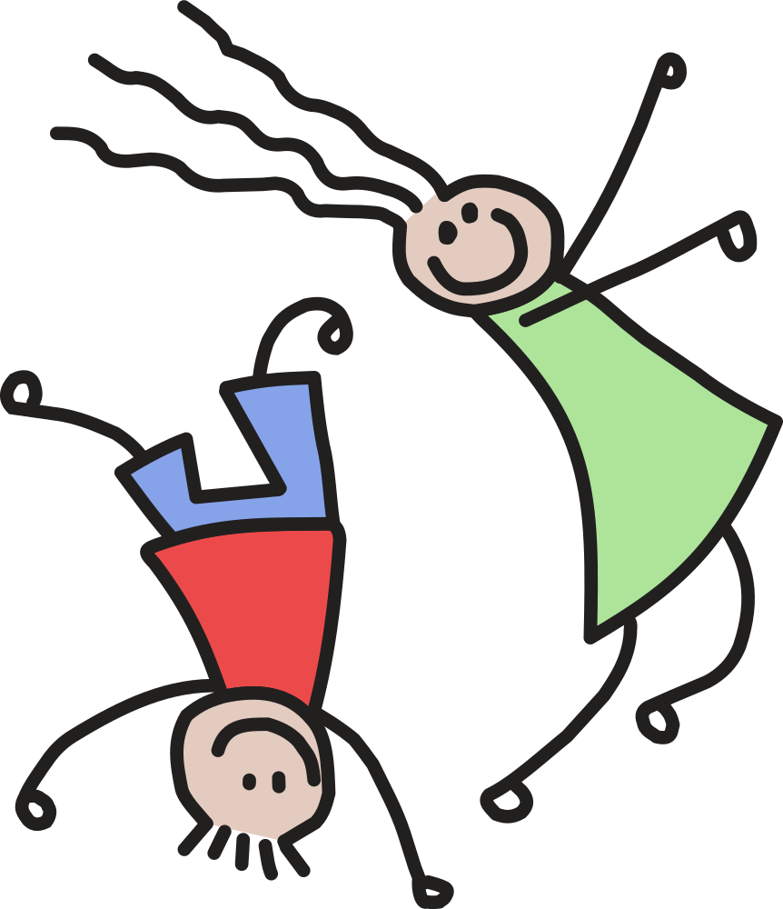 Kids Playing Remix - Stick Kids Playing (862x1000), Png Download