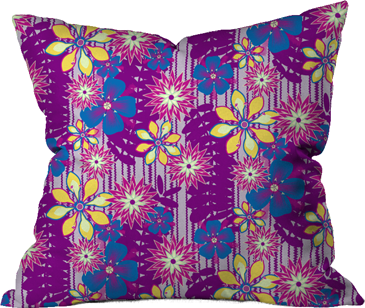 Boho Belle Floral Pillow Cover - Cushion (800x800), Png Download