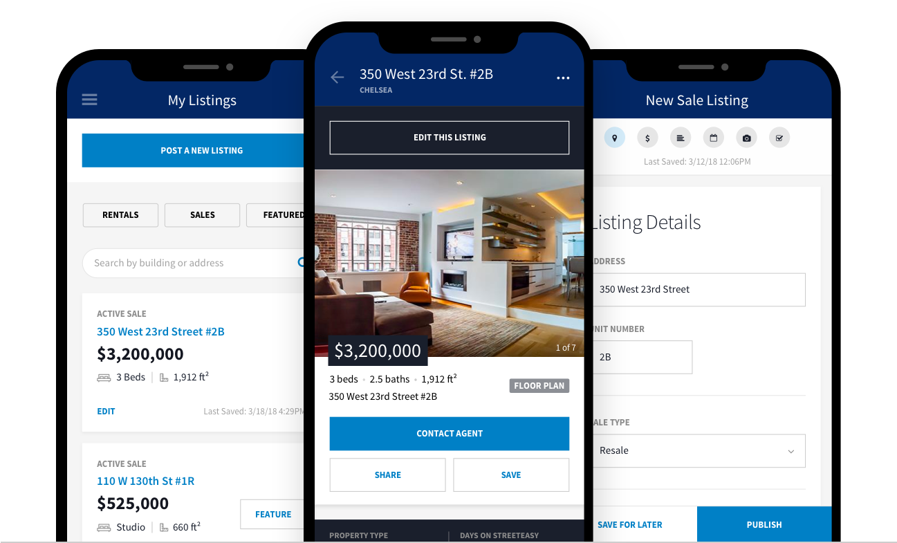 Streeteasy App - Streeteasy Post A New Listing (1296x830), Png Download