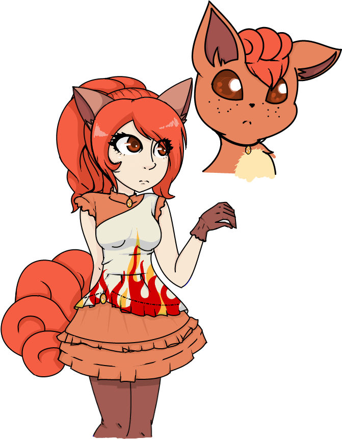 Vulpix222 - Cartoon (720x960), Png Download