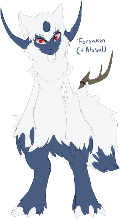 Drawn Horns Ear - Pokemon With Horns (461x836), Png Download