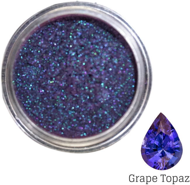 Mitty Nail Art Super Chrome Powder Grape Topaz (1080x1080), Png Download