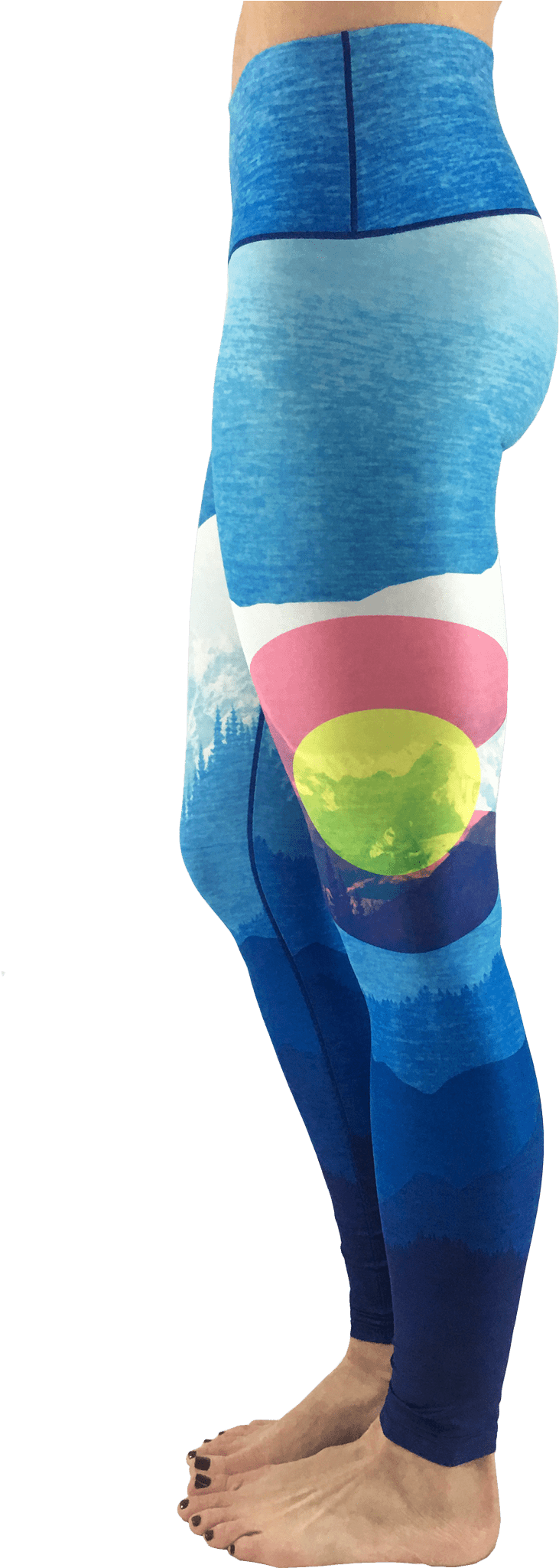 Colorado Flag Yoga Shorts - Leggings (1446x2048), Png Download