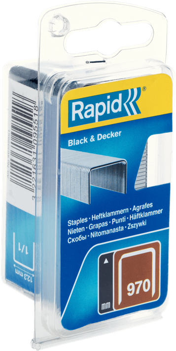 970 Flatwire Staple 6 Mm - Скоби За Такер Тип 4 (440x781), Png Download