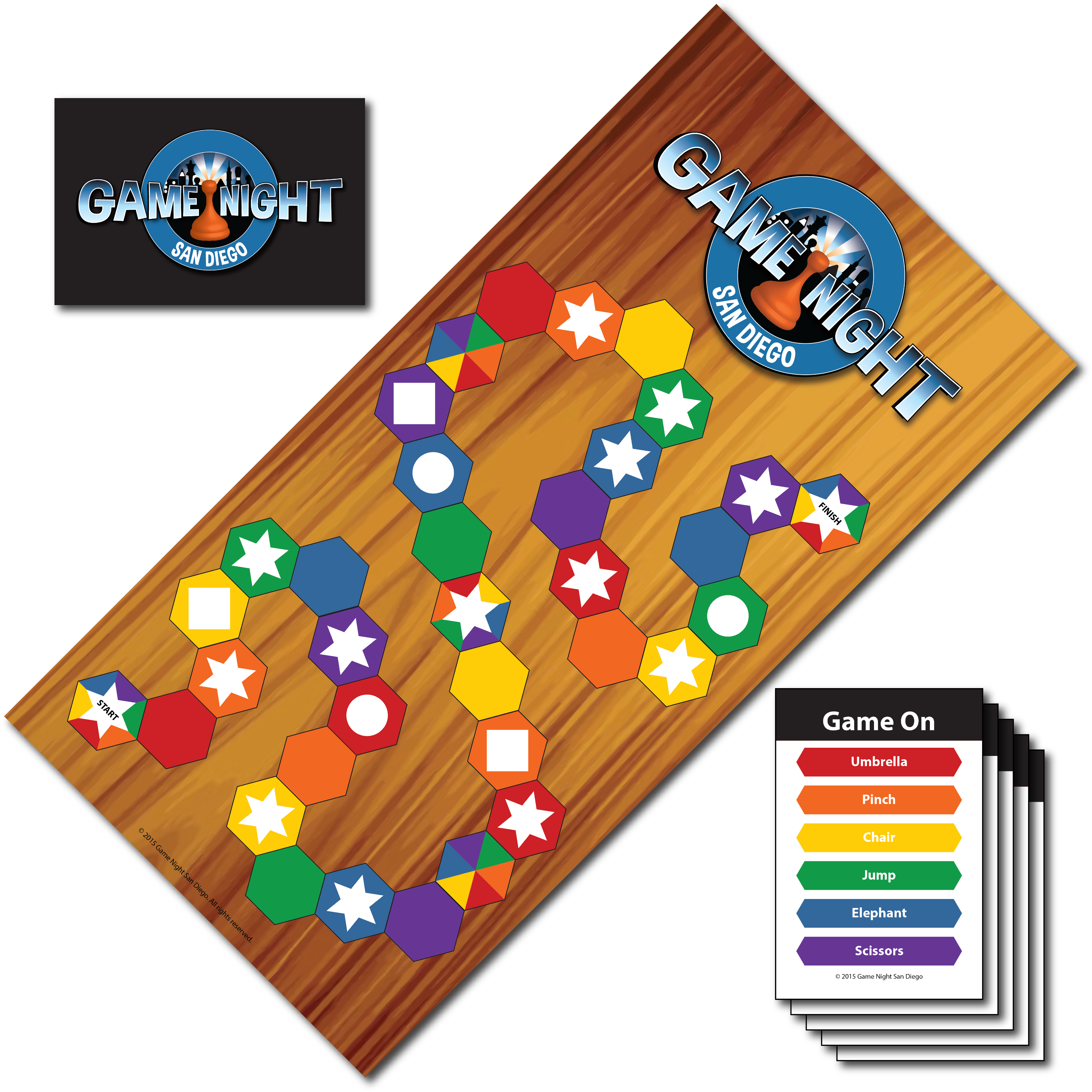 Game Night San Diego - Example Of Board Game (6250x6250), Png Download