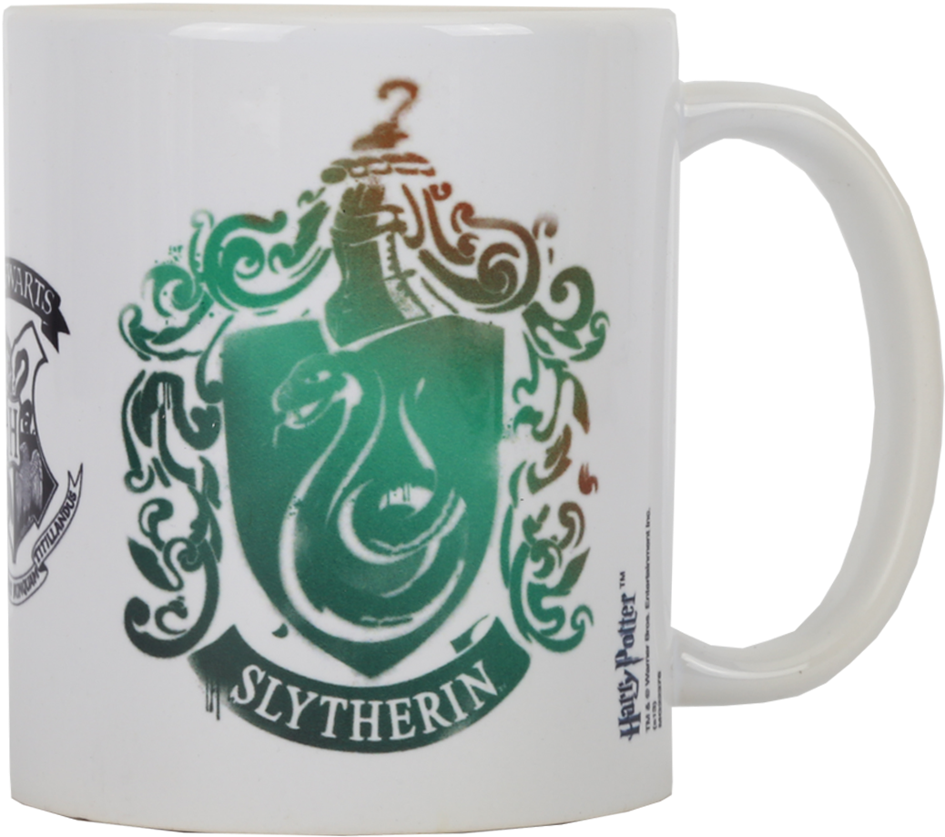 Slytherin Stencil Crest Mug Scaled V=1550048503 - Harry Potter Slytherin Crest (1055x1200), Png Download