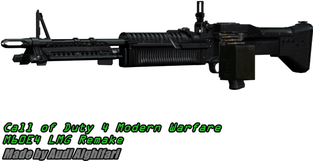 M60e4 Along With The Animation Of Shooting In It, Replaced - Gta Sa M60e4 Audi (640x480), Png Download