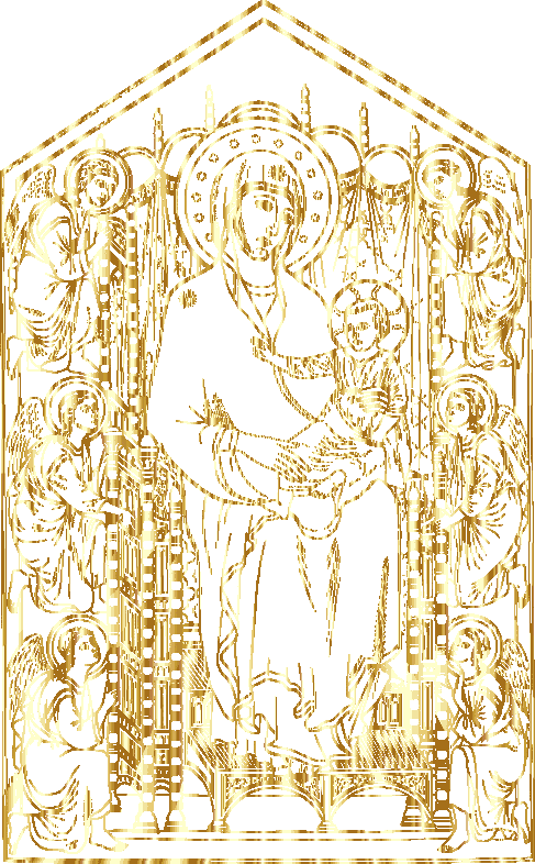 Input Legends Of The Madonna Ii Gold No Bg (487x786), Png Download