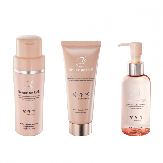 Beaute De Cell Perfect Cleansing Foam & Enzyme / Peeling - Cosmetics (570x713), Png Download