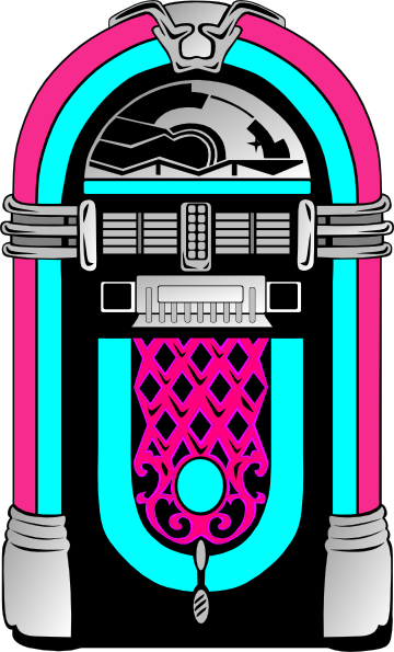 Svg Freeuse Library Retro Pencil And In Color - Jukebox Clip Art (360x595), Png Download