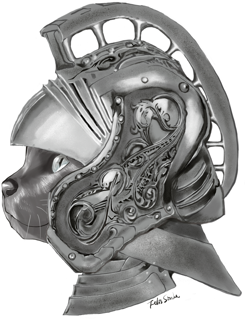 #cat Galiditor By #taiwan Artist #felissimha Https - Art (1280x1280), Png Download
