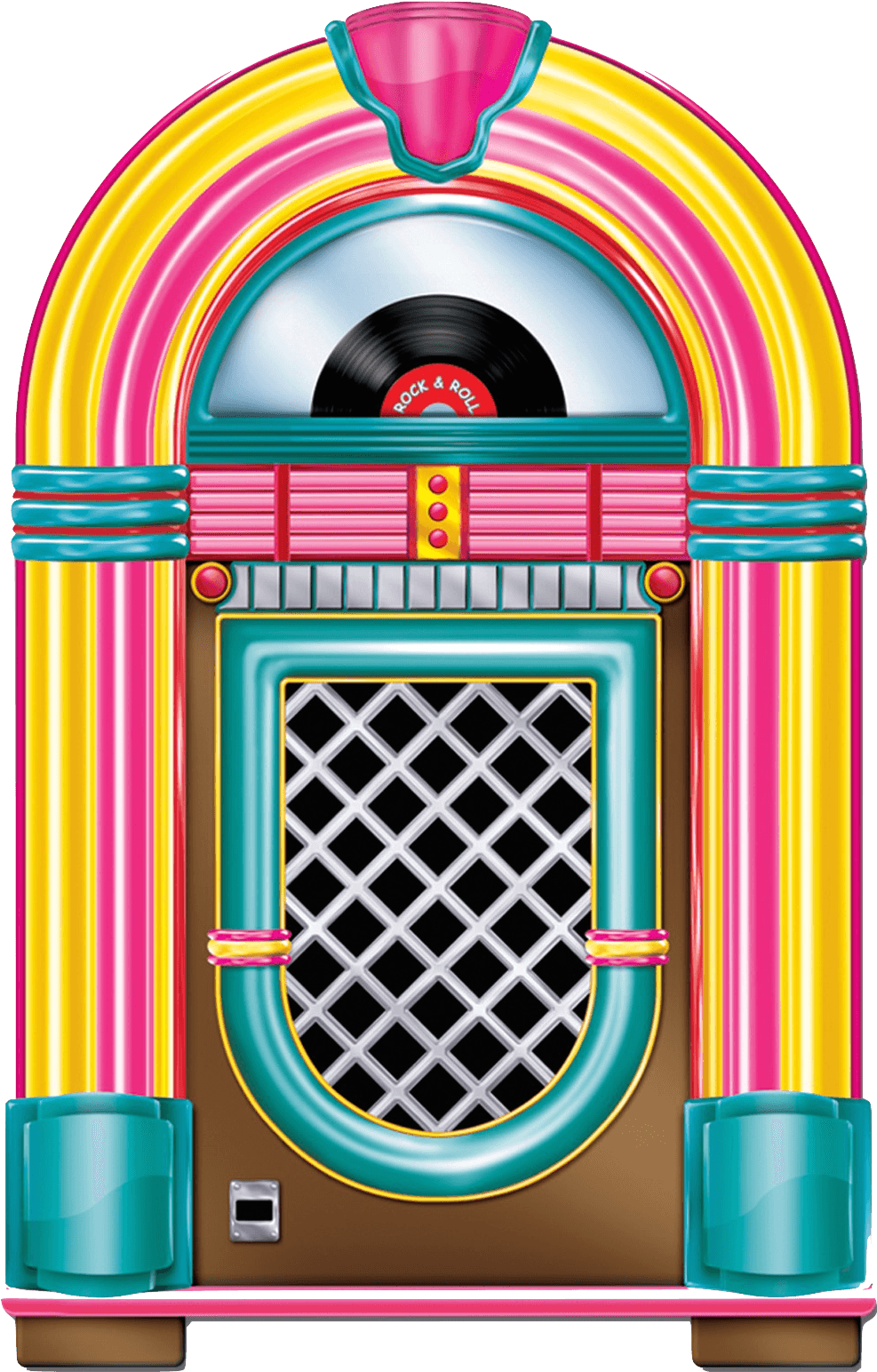 Play Button - 50s Jukebox (1600x1600), Png Download