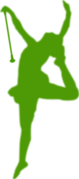 How To Set Use Baton Dancer Silhouette Svg Vector (264x599), Png Download